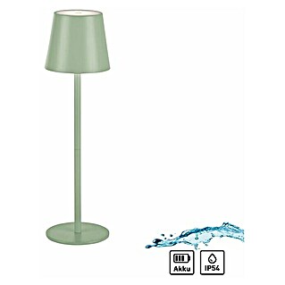 Just Light Lámpara de sobremesa a batería Euria (3 W, Blanco cálido, Verde)