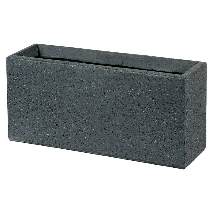 blumenkasten beton XXL Pflanzkasten "Karo" - Sichtschutz Beton-Optik Grau 86x28x57 cm