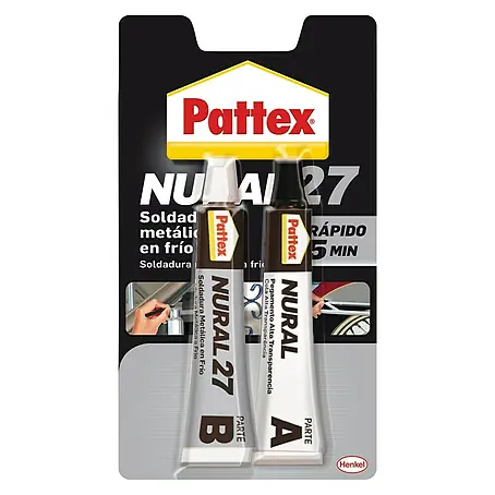 Pattex  Adhesivo bicomponente Nural 27 jeringa