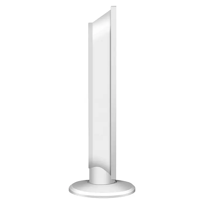 Purline Calefactor de aire digital HOTI T40 - 2.000 W, Negro - Primer plano de un display informativo LED blanco sobre una base redonda, ideal para publicidad o información, minimalista y moderno.