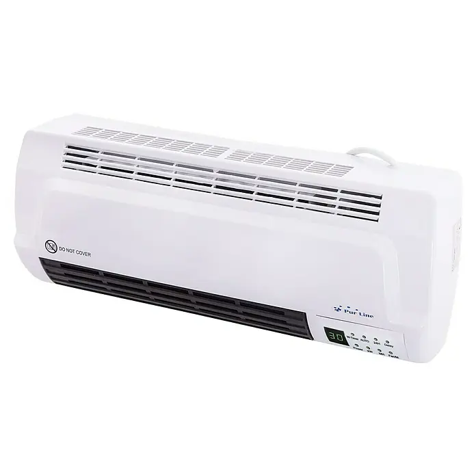 Purline Calefactor de aire Split HOTI M50 - 2.000 W, Blanco - Un calefactor de convección Pur Line blanco para la pared. Diseño compacto para calor rápido y confort en cualquier habitación.