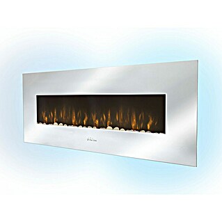 Purline Elektrischer Kamin CHE-510 (2 000 W, Silber, 11 x 140 x 56 cm)