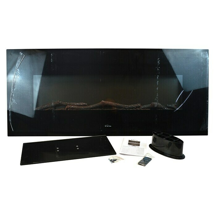 Purline Elektrischer Kamin CHE-515 (1 600 W, Schwarz, 26 x 128 x 62,5 cm) | BAUHAUS