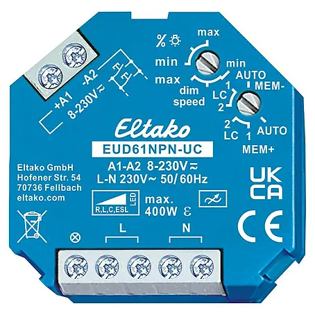 Eltako  Dimmer EUD61NPN-UC