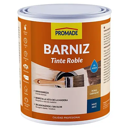 Promade  Barniz para madera Tinte al Agua