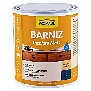 Promade Barniz para madera Tinte al Agua (Incoloro, 375 ml, Mate)