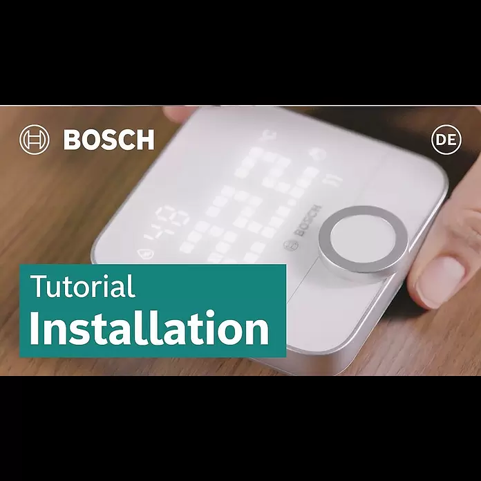 Bosch Smart Home Raumthermostat II - Weiß, Silber, L x B x H: 87 x 86 x 35 mm - Installation: Raumthermostat II | Bosch Smart Home