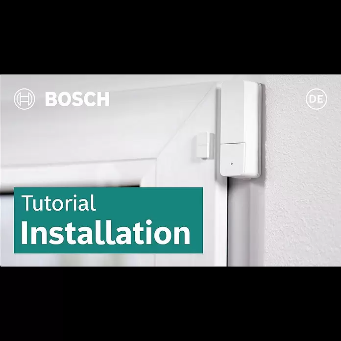 Bosch Smart Home Funk-Fensterkontakt II - Anthrazit, Batteriebetrieben, 23 x 22 x 75 mm, 1 Stk. - Installation: Tr-/Fensterkontakt II | Bosch Smart Home