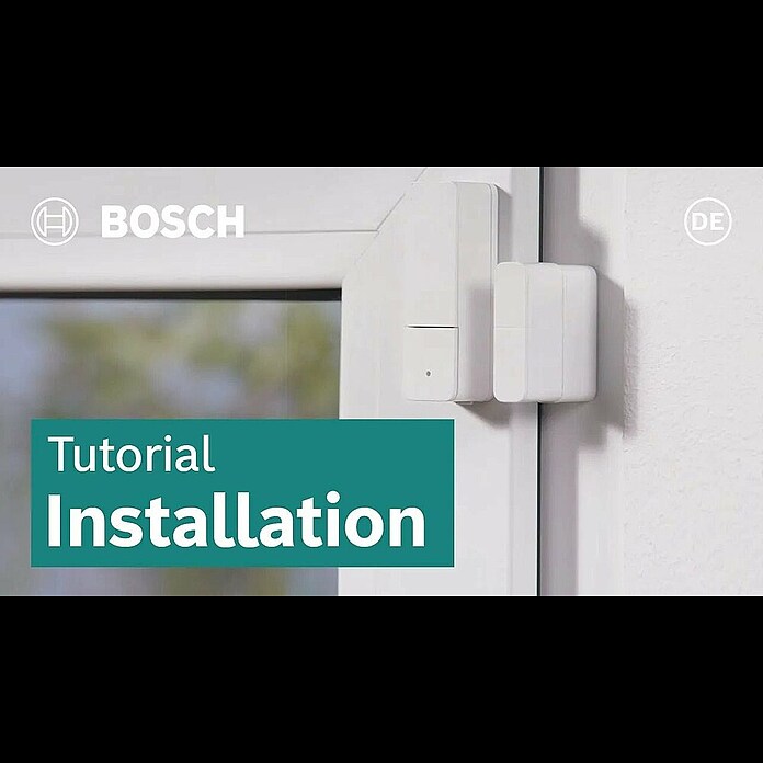 Bosch Smart Home Funk-Fensterkontakt II Plus (Weiß, Batteriebetrieben, 23 x 22 x 75 mm, 1 Stk.) | BAUHAUS