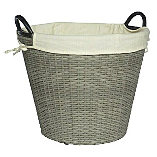 Firefix Rattankorb (Ø x H: 45 x 51 cm, Grau)