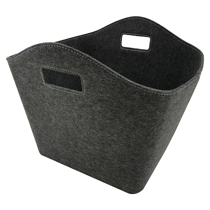 Firefix Filzkorb (41 x 46 x 37 cm, Schwarz) | BAUHAUS