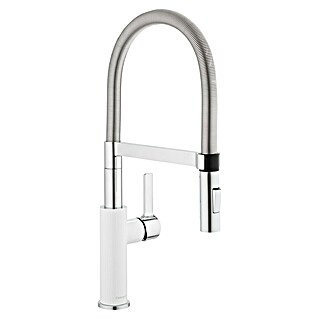 Camargue Frost Keukenkraan (Wit/Chroom, Glanzend)