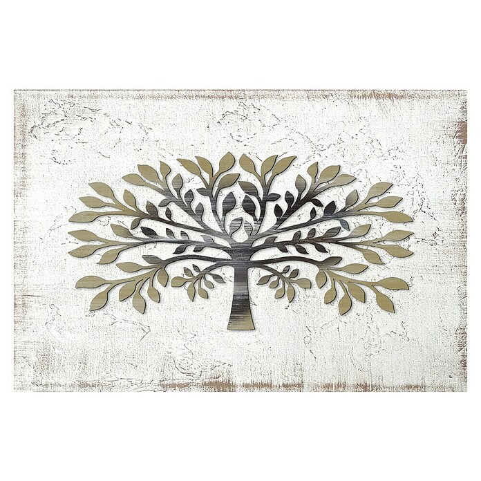 Cuadro de madera láser Árbol positivo (Árbol positivo, An x Al: 120 x 80 cm) | BAUHAUS