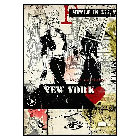 Lienzo Collage NY