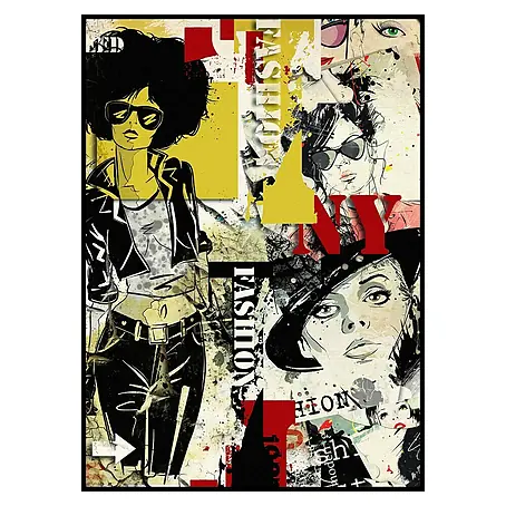 Lienzo Collage fashion