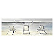 Cuadro pintado a mano Playa Hamaca (Playa Hamaca, An x Al: 120 x 40 cm) | BAUHAUS