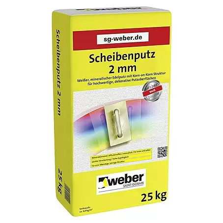 SG Weber  Scheibenputz Edelputz