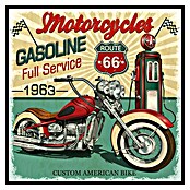Cuadro Moto Vintage (An x Al: 40 x 40 cm, 1 pzs.) | BAUHAUS