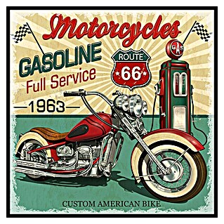 Cuadro Moto Vintage (An x Al: 40 x 40 cm, 1 pzs.)