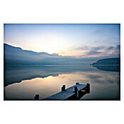 Cuadro Muelle pasarela azul (Muelle pasarela azul, An x Al: 120 x 80 cm, 1 pzs.) | BAUHAUS