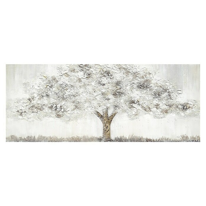 Cuadro pintado a mano Árbol Blanco (Árbol Blanco, An x Al: 150 x 60 cm) | BAUHAUS