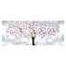 Cuadro pintado a mano Árbol Rosado 