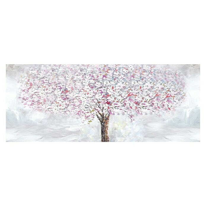 Cuadro pintado a mano Árbol Rosado (Árbol Rosado, An x Al: 150 x 60 cm) | BAUHAUS
