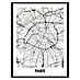 Cuadro Mapa París 