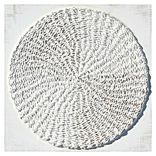 Cuadro con relieve Textura Mimbre (Textura Mimbre, An x Al: 40 x 40 cm)