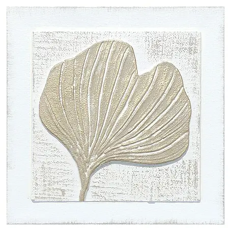 Cuadro con relieve Hoja Ginco