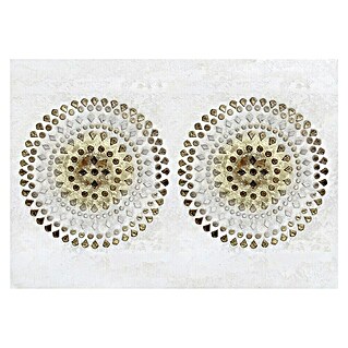 Cuadro con relieve Mandala (Mandala, An x Al: 120 x 80 cm)