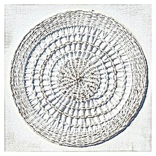 Cuadro con relieve Textura redonda (Textura redonda, An x Al: 40 x 40 cm)