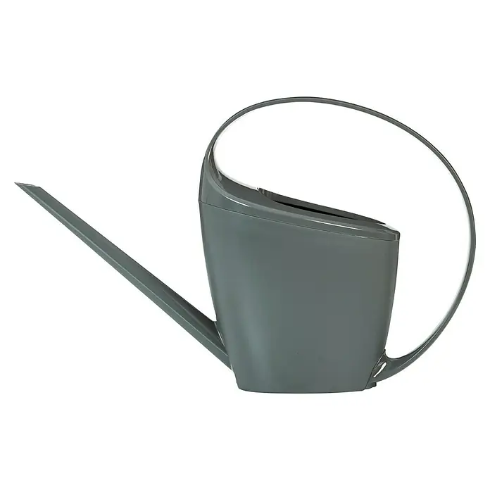 Scheurich Gießkanne Loop - Anthracite, 1,4 l - Elegante graue Gießkanne mit langem Auslauf und großem Griff. Ideal für die stilvolle Gartenarbeit und Pflanzenpflege.
