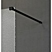 Camargue Vario Duschwand B65 (B x H: 115 x 200 cm, Beschichtet, Schwarz) | BAUHAUS