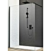 Camargue Vario Duschwand B65 (B x H: 115 x 200 cm, Beschichtet, Schwarz) | BAUHAUS