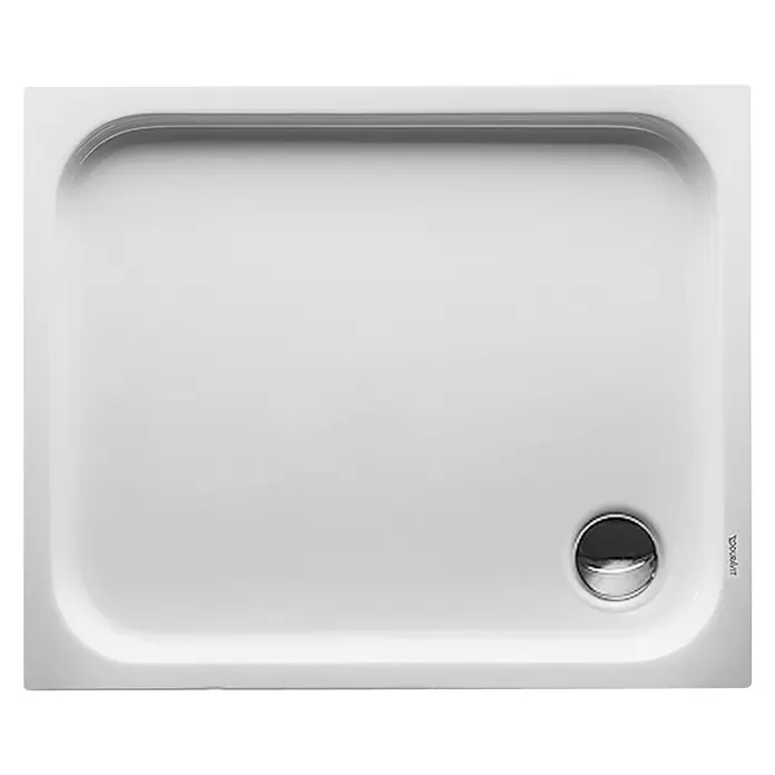 Duravit D-Code Duschwanne - L x B: 90 x 75 cm, Kunststoff, Weiß, Ohne Antirutsch-Oberfläche, Rechteckig - Rechteckige Duschwanne von Duravit in strahlendem Weiß mit einem eleganten Ablauf. Die perfekte Ergänzung für jedes moderne Badezimmer.