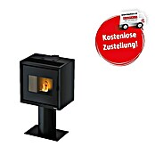FreePoint Pelletofen (2,68 - 9,36 kW, Raumheizvermögen: 225 m³, Schwarz)