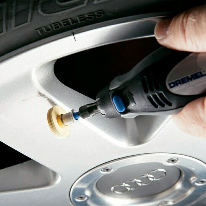 Dremel EZ SpeedClic Textilpolierscheibe 423 SArbeitsdurchmesser: 25 mm Use Shot