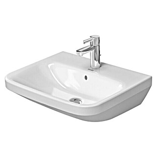 Duravit DuraStyle Waschtisch Typ 2 (55 x 44 cm, Ohne Spezialglasur, Hahnloch: Mitte, Mit Überlauf, Weiß)