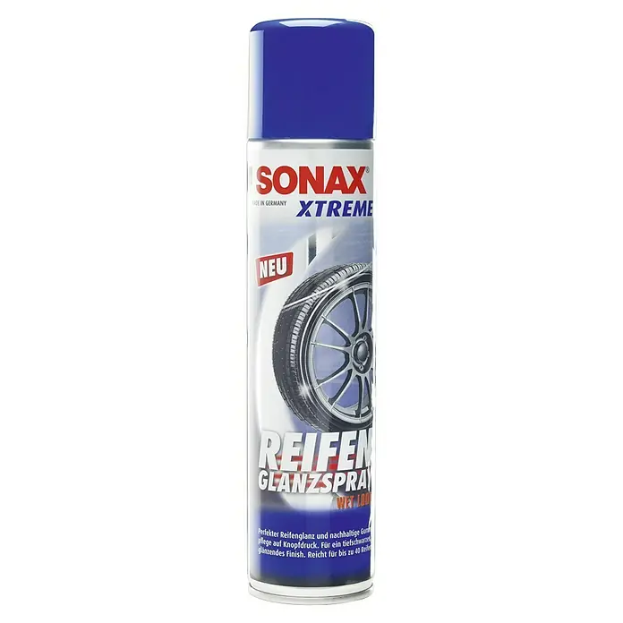 Sonax Xtreme Reifenglanz & -pflege - 400 ml - Sonax Xtreme Reifenglanzspray für glänzende Reifen. Langanhaltender Schutz und Pflege für bis zu 40 Reifen.