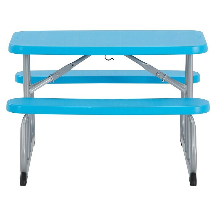 Lifetime Kinder-Picknicktisch mit Bänken (L x B x H: 83 x 90 x 54 cm, Polypropylen, Blau) | BAUHAUS