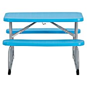 Lifetime Kinder-Picknicktisch mit Bänken (L x B x H: 83 x 90 x 54 cm, Polypropylen, Blau) | BAUHAUS