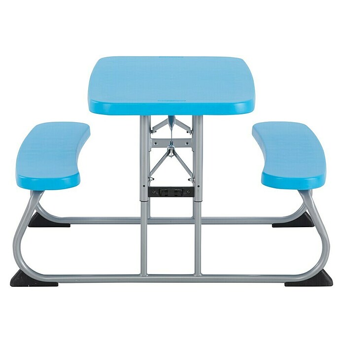 Lifetime Kinder-Picknicktisch mit Bänken (L x B x H: 83 x 90 x 54 cm, Polypropylen, Blau) | BAUHAUS