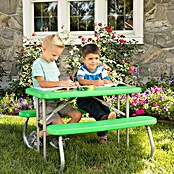 Lifetime Kinder-Picknicktisch mit Bänken (L x B x H: 83 x 90 x 54 cm, Polypropylen, Grün) | BAUHAUS