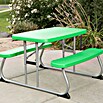 Lifetime Kinder-Picknicktisch mit Bänken (L x B x H: 83 x 90 x 54 cm, Polypropylen, Grün) | BAUHAUS