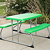 Lifetime Kinder-Picknicktisch mit Bänken (L x B x H: 83 x 90 x 54 cm, Polypropylen, Grün) | BAUHAUS