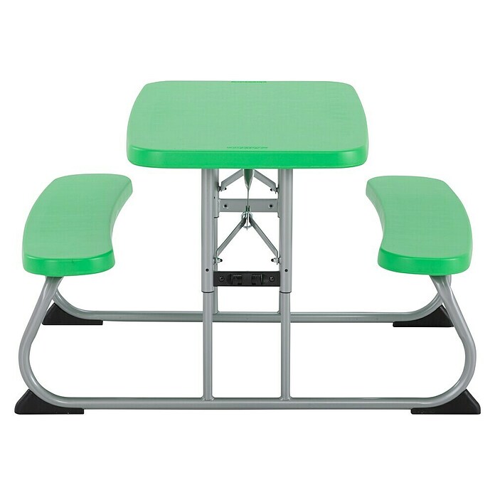 Lifetime Kinder-Picknicktisch mit Bänken (L x B x H: 83 x 90 x 54 cm, Polypropylen, Grün) | BAUHAUS