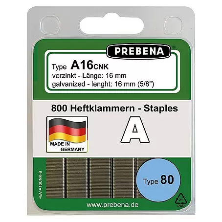Prebena  Heftklammer Typ A