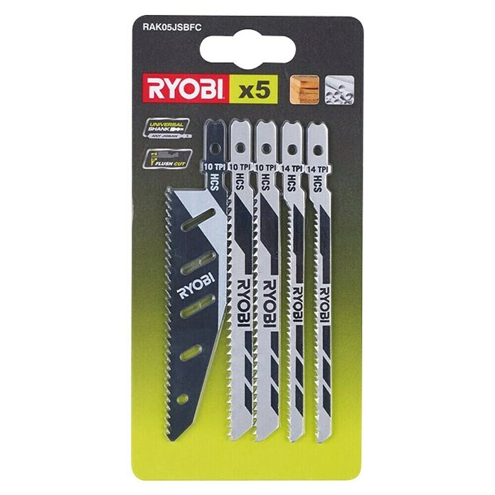 Ryobi Decoupeerzaagbladenset RAK05JSBFC (HCS) | BAUHAUS