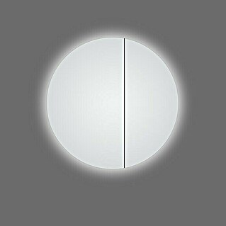 DSK LED-Spiegelschrank Bright (Mit Beleuchtung, Aluminium, Silber)